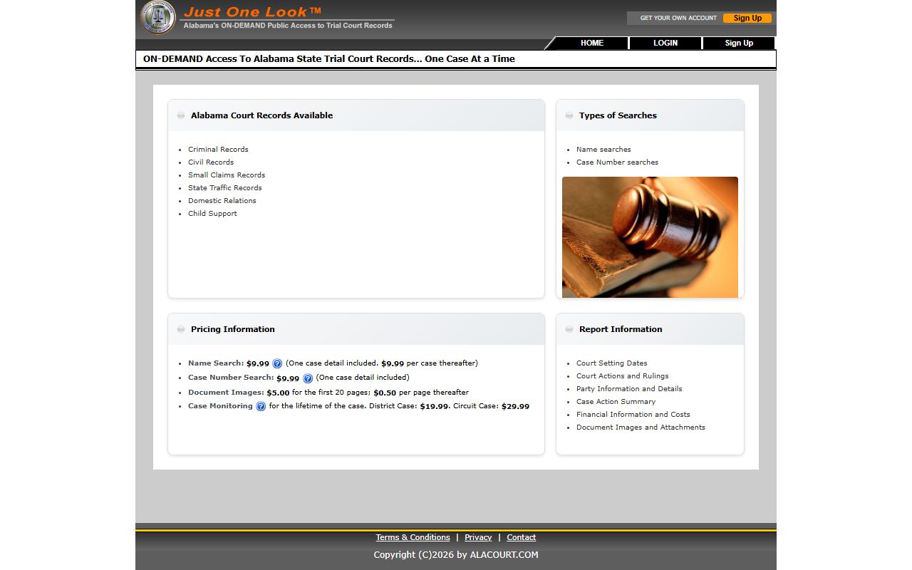 Pike County arrest records Alacourt court charge lookup